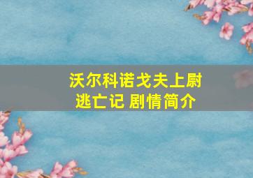 沃尔科诺戈夫上尉逃亡记 剧情简介